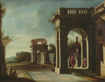 Belangrijkste monumenten van het oude Rome: Boog van Titus door Viviano Codazzi